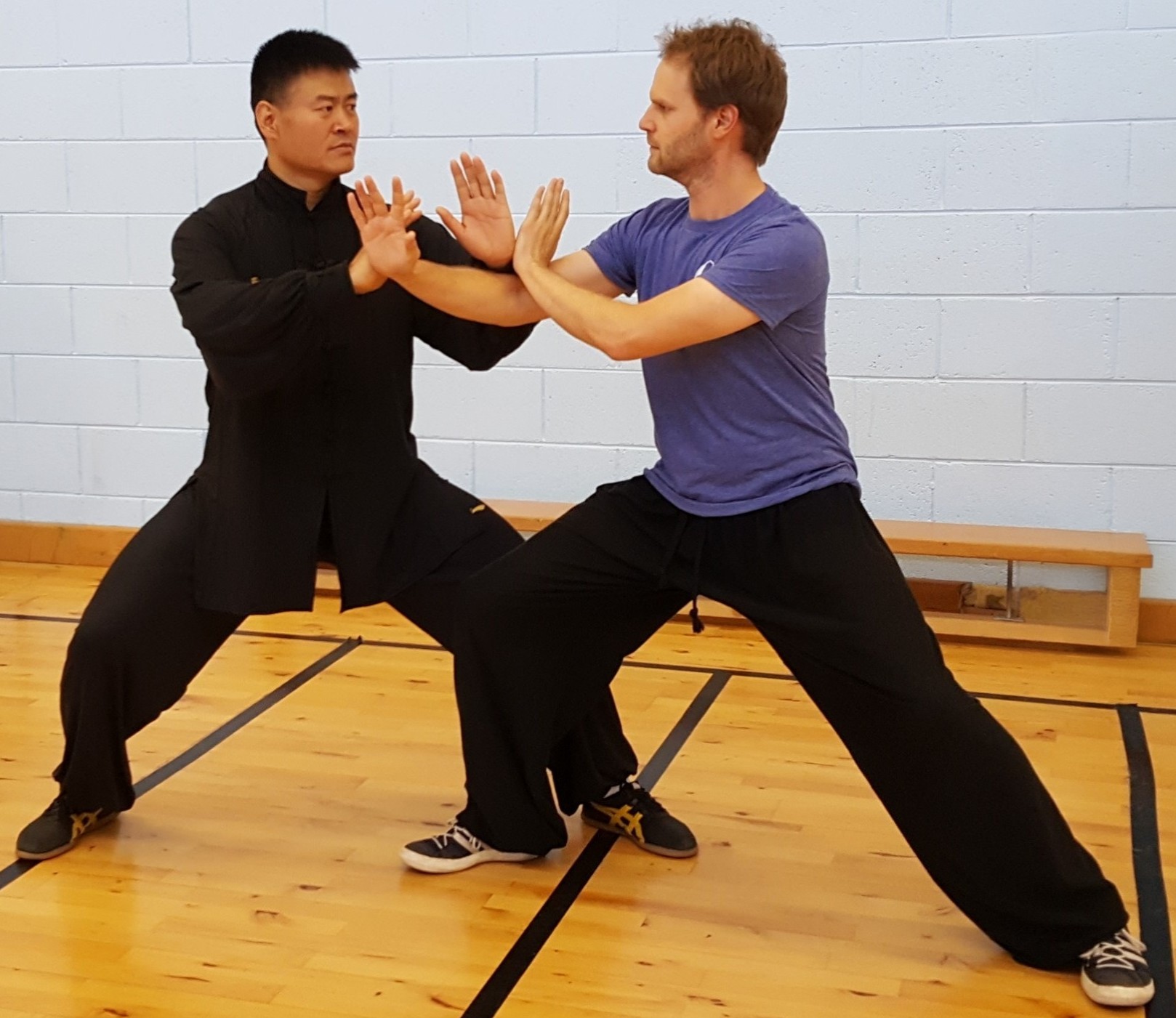 Master Wang Haijun and Howard Tripp
